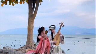 Núi cao nước chảy, đàn tỳ bà nhiều màu sắc