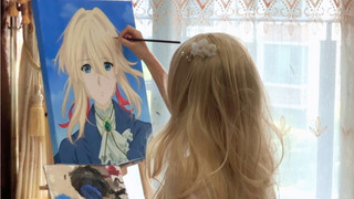 Cinta... sedang memikirkan... melindungi orang terpenting dalam hidup | Violet Evergarden | Violet