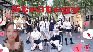 【Twice】好强！林娜琏点赞！悉尼街头留学生一镜到底路演翻跳Twice新歌Strategy