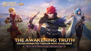 The Awakening: Truth | Julian Animated Trailer | Forsaken Light | Mobile Legends: Bang Bang