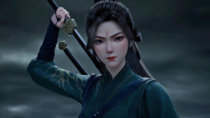 "The Legend of Mortal Cultivation" Double Sword Maid Milk Fierce Girl Editing