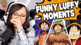 Bunnymon REACTS to Luffy dumb moments for 9 Minutes straight !