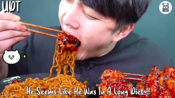 Mukbangers Taking Extreme Massive Bites 2x Speed !! ASMR satisfying Viral Eating