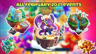 ALL FEBRUARY 2021 EVENTS (Heroic Race Date and More) in Dragon City 2021