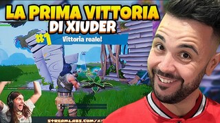 la PRIMA Vittoria di XIUDER su FORTNITE - Reaction