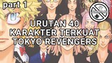 URUTAN 40 KARAKTER TERKUAT TOKYO REVENGER PART (1/3)