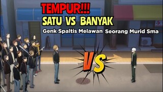 Tempur!!! Satu Vs Banyak | Genk Spaltis VS Sakura Haruka | Wind Breaker