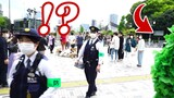 (JAPAN) Bushman come to "Harajuku" ! ...Surrounded by police. | Bushman prank