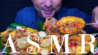 ASMR:Squid หมึกย่าง(EATING SOUNDS)|COCO SAMUI ASMR #กินโชว์#หมึกย่าง#น้ำจิ้มซีฟู้ด