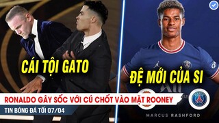 TIN BÓNG ĐÁ TỐI 7/4| Ronaldo GÂY SỐC với cú chốt vào mặt Rooney; Messi đón đàn em mới từ Man Utd