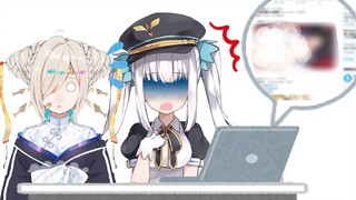 和如月一起看到了色图 尴尬得手足无措的mea 【神乐mea】【神楽めあ】