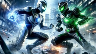 Hãy thử sử dụng GPT để tạo cảnh Ultraman đấu với Kamen Rider