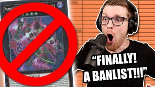FINALLY! A BANLIST!!! | Yu-Gi-Oh! Official MAY 2023 TCG Banlist! LIVE REACTION!