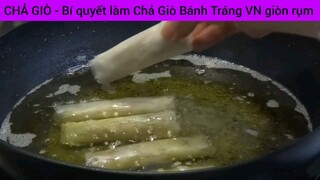 bí quyết làm chả giò bánh tráng