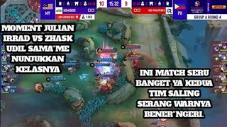 JULIAN IRRAD KETEMU ZHASK UDIL APA YANG TERJADI?HOMEBOIS MY VS RSG PH MATCH 1 ESL