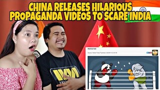 China releases  hilarious propaganda videos to scare India | Filipino Couple Reaction