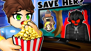 เธอติดอยู่ในหนัง Roblox!
