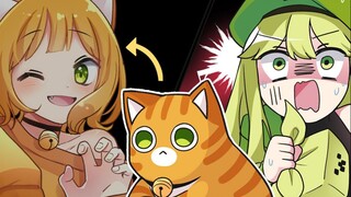 [Antropomorfisme] Apa yang akan terjadi jika tanaman merambat bertemu kucing丨Minecraft Anthropomorph