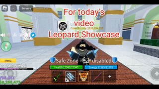 Blox Fruit Leopard Showcase