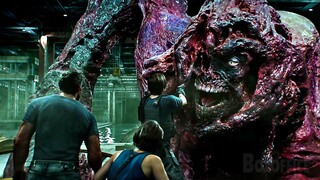 Resident Evil Heroes VS The Biggest Zombie Ever | Resident Evil: Death Island | CLIP