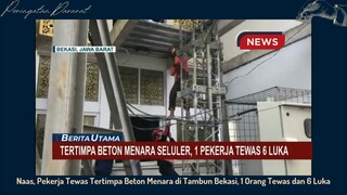 Naas Pekerja tewas tertimpa beton di bekasi