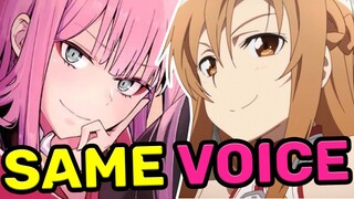 Zero Two Japanese Voice Actor In Anime Roles [Haruka Tomatsu] Asuna Sao Kyouko Hori Horimiya