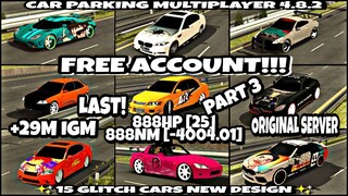 || Free Account Giveaway || Part 3 || 15 Glitch Cars New Design