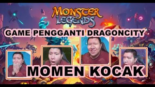 MOMEN KOCAK WINDAH BASUDARA  MONSTER LEGENDS PART 1 Ini Bukan Naga Ini Monster !!