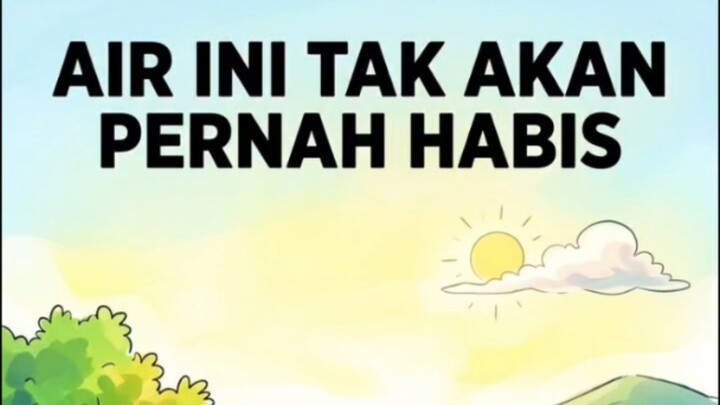 Renungan dan Doa Pagi : Air Ini Tak Akan Pernah Habis.