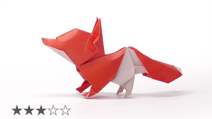 【Origami】Cáo con Fox Cub (Sébastien)