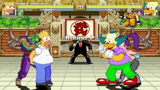 AN Mugen Request #1656: Homer Simpson & Piccolo VS Krusty & Leela