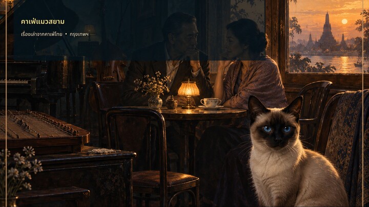 Caturday พิเศษ, คาเฟ่แมวสยาม - แสงสุดท้ายใต้ตาสีคราม