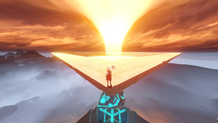 [Genshin Impact Red King Mausoleum] Unified operation for all players on the server! "Saint Chapter Stone · Crocodile Head" to get the teaching of climbing to the top!