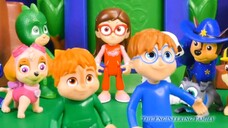 Alvin the Chipmunk Hides Red Transforming Towers from the PJ Masks