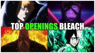 TOP 10 BLEACH ANIME OPENINGS | MEJORES OPENINGS ANIME