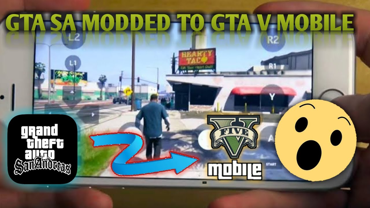 gta sa mod to gta v android /gta san andreas mod to gta v mobile on android/GTA  5 mobile mod android - Bilibili
