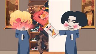 宿舍里分东西的尴尬瞬间