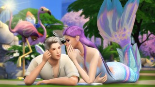 IN LOVE WITH A MERMAID - PART 4 - HUMAN & MERMAID LOVE STORY | SIMS 4 MACHINIMA