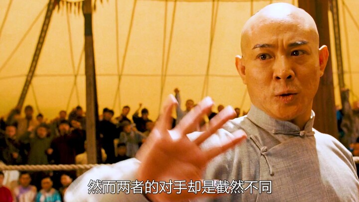 Keduanya bertarung melawan banyak musuh, siapa yang lebih baik dalam bertarung, Huo Yuanjia atau Ip 