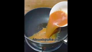 ต้มยำไข่เจียวปลากระป๋อง