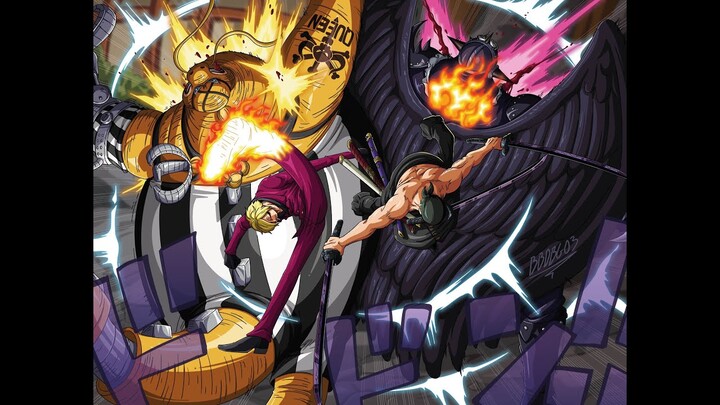 海贼王1022话情报，鬼岛即将落地，索隆复活，索山联合对战三灾