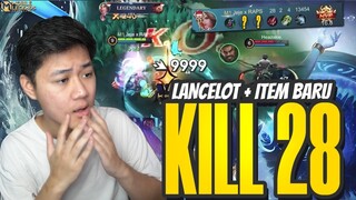 GAMEPLAY LANCELOT PATCH BARU SKY PIERCER + EMBLEM RAHASIA KILL 28 ! - Mobile Legends