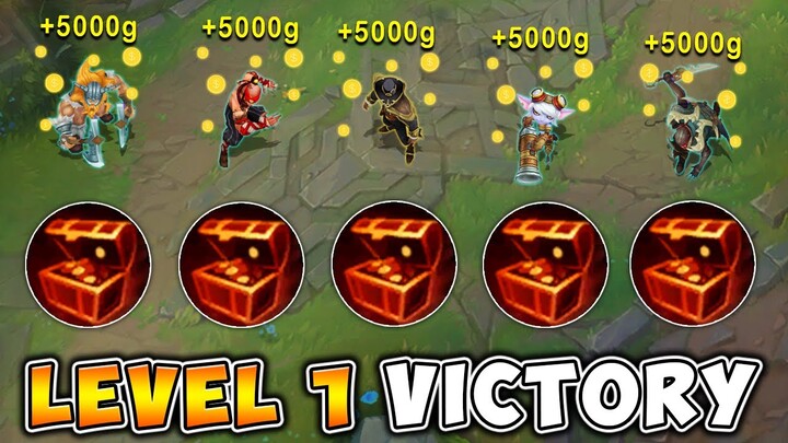 WE PLAYED THE "LEVEL 1 VICTORY" COMP (5 TREASURE HUNTER RUNES, 5500 TOTAL GOLD)