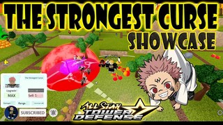 THE STRONGEST CURSE (SUKUNA) SHOWCASE - ALL STAR TOWER DEFENSE