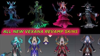 UPCOMING VEXANA REVAMP SKINS 2022 || NEW VEXANA SKINS DESIGN ||MOBILE LEGENDS || MLBB