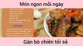 Gân bò chệ  tỏi sả