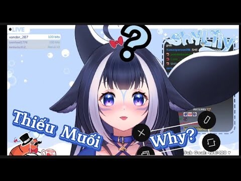 「 Vtuber / VietSub 」Khi Buổi Live Của lily thiếu gì đó!!?