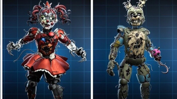 【FNAF】AR fan display animation of the programmed alienated discarded doll series