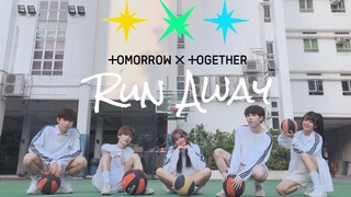 【TXT】 'RUN AWAY' 九又四分三月台等你 舞蹈翻跳 偷了别人学校操场拍哈哈哈哈