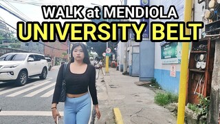 MENDIOLA MANILA on TUESDAY is FULL of GIRLS | WALK at University Belt Mendiola Philippines [4K] 🇵🇭